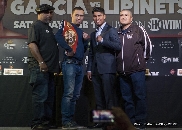 Mikey Garcia and Sergey Lipinets quotes for LA press conference