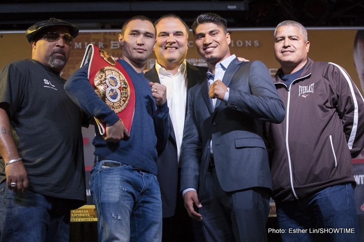 Mikey Garcia and Sergey Lipinets quotes for LA press conference