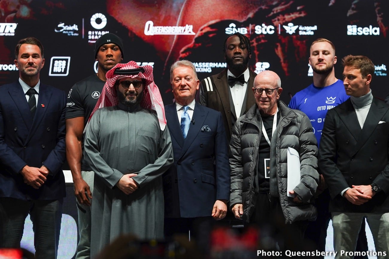 Decision Reached Over Which Fight Will Headline Saturday's Stacked Card In Saudi Arabia