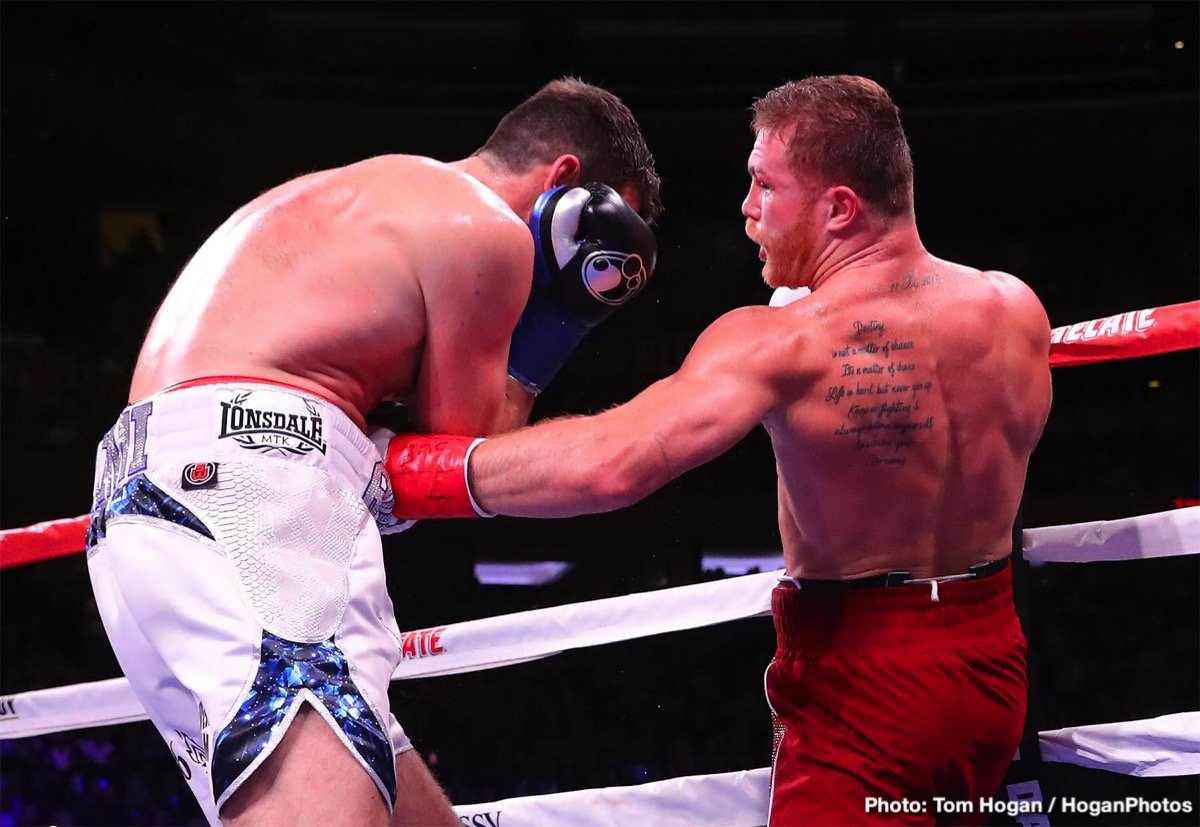 Canelo Floors Fielding Four Times To Become 3-Weight Champ In Front Of Sold-Out Madison Square Garden