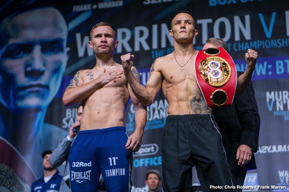 LIVE STREAM: Frampton vs Warrington - Weigh In