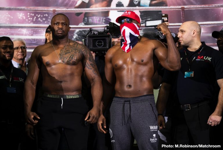 Dillian Whyte Calls Out Derek Chisora, Wants Trilogy Fight