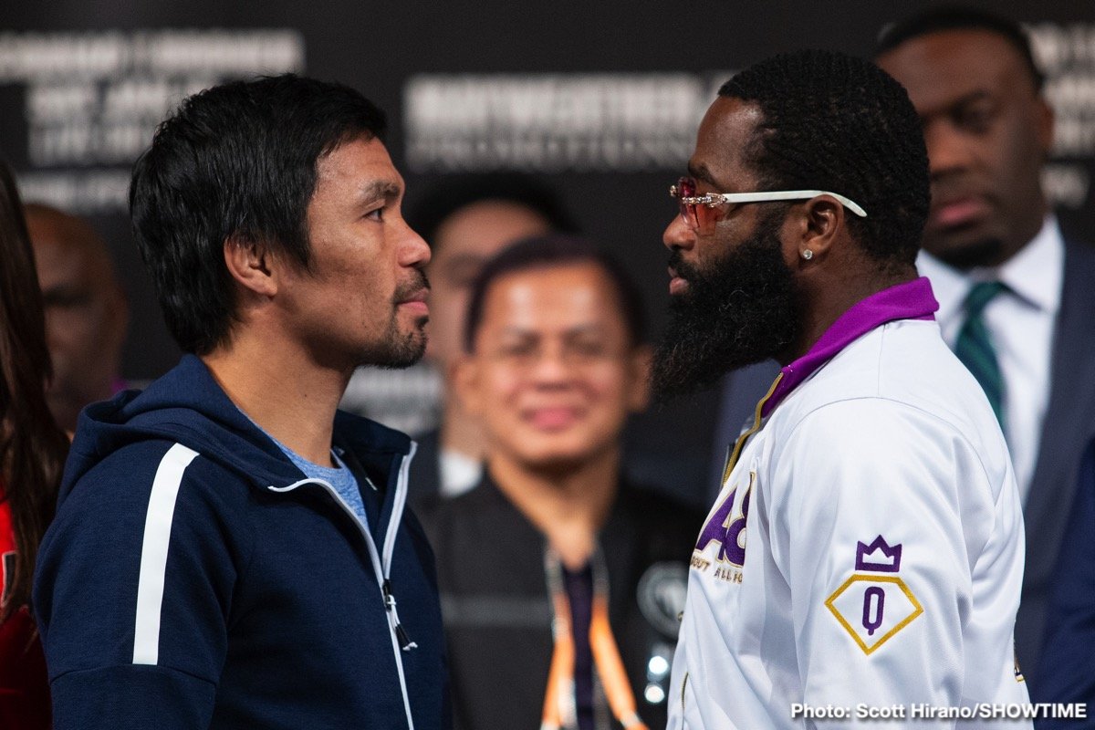 Manny Pacquiao and Adrien Broner final quotes for Saturday on SHOWTIME PPV