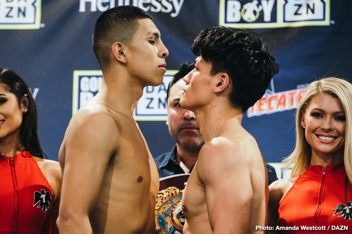 Jaime Munguia, Takeshi Inoue - Weigh In Results, Photos, Videos