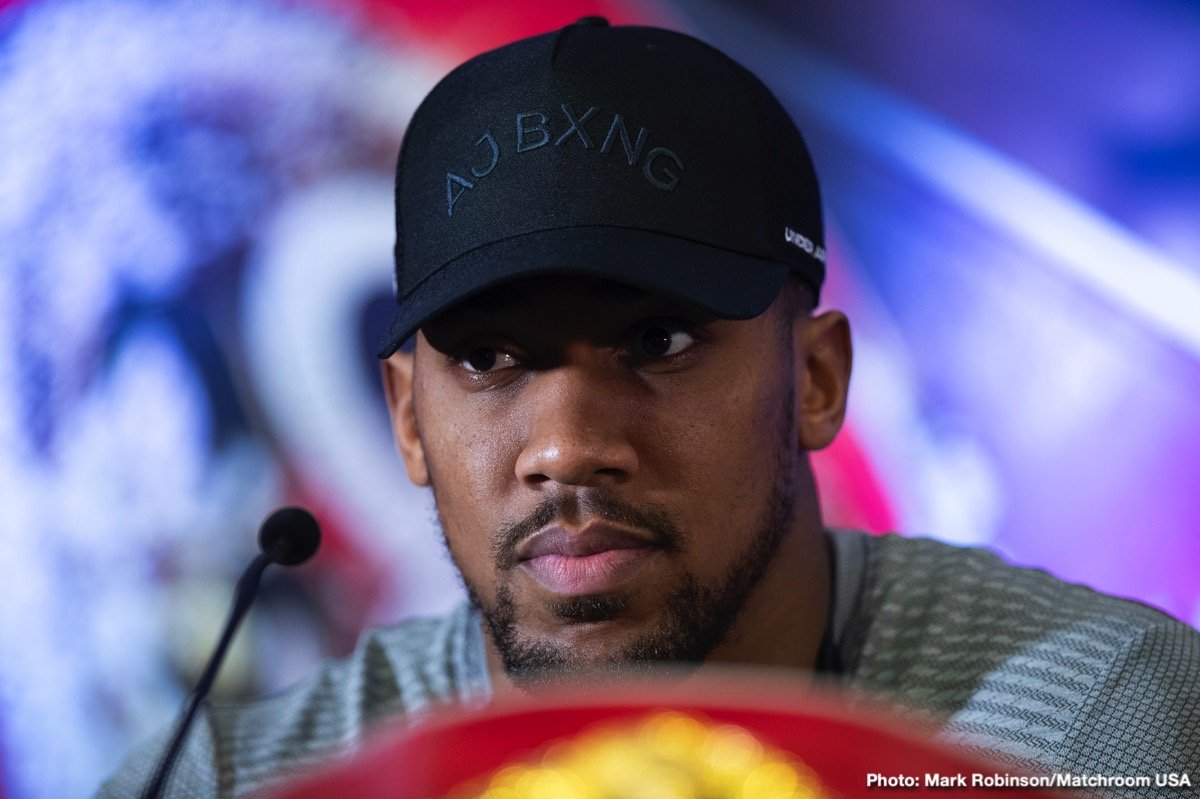 Anthony Joshua Vehemently Denies Taking Any PEDs, Says Jarrell Miller Is Talking “Bull”