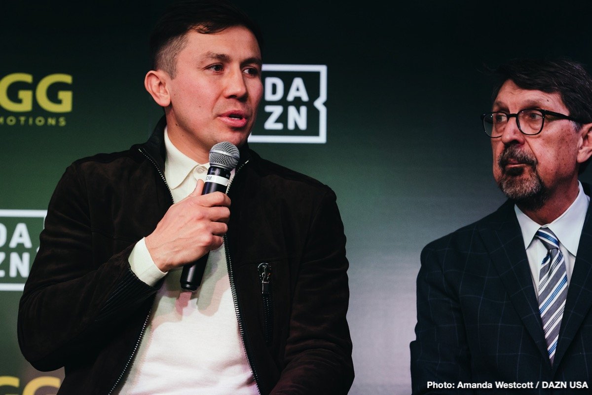 LA Presser Quotes: DAZN Signs Gennady Golovkin For Remainder Of Career