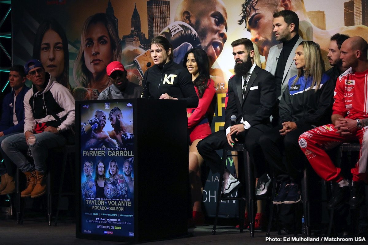 Boxing: Farmer vs Carroll Press Conference