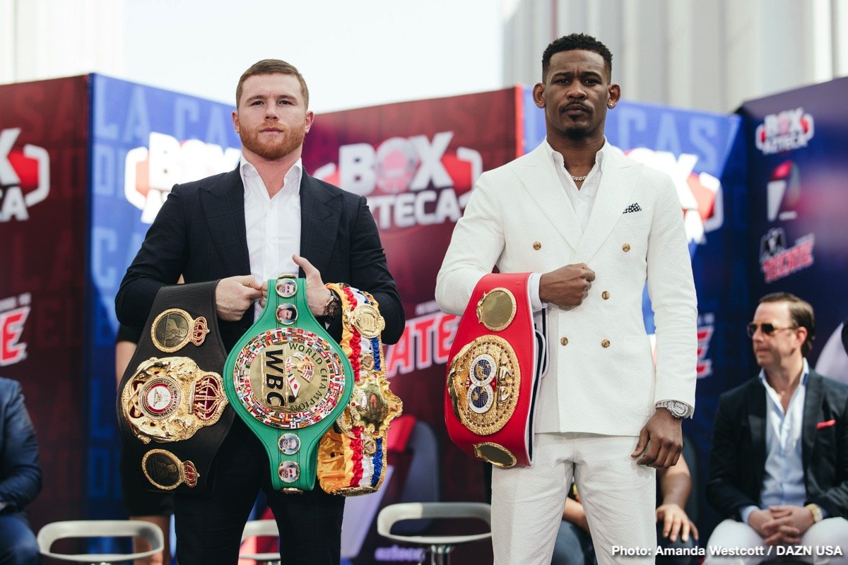 Canelo Alvarez and Danny Jacobs Mexico City press conference quotes