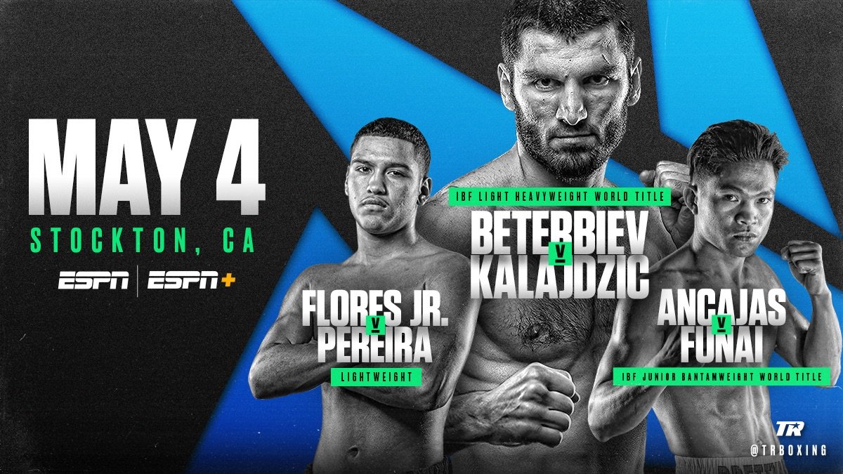 Beterbiev vs Kalajdzic on May 4 at Stockton Arena