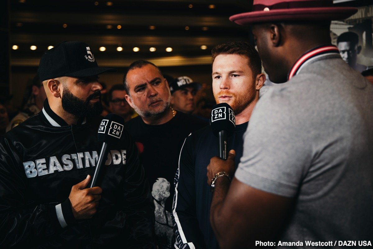 Saul Canelo Alvarez vs. Daniel Jacobs 'Grand Arrivals' quotes, photos