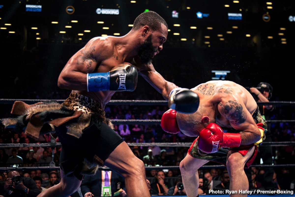 Gary Russell Jr. defends against Tugstsogt Nyambayar on Feb.8 on SHOWTIME