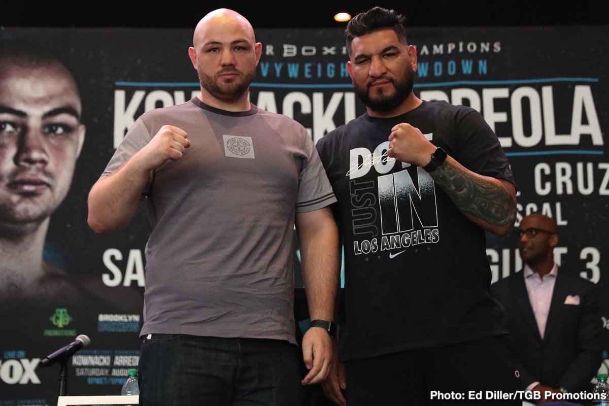 Kownacki vs. Arreola, Berto vs. Cruz & Browne vs. Pascal New York press conference quotes