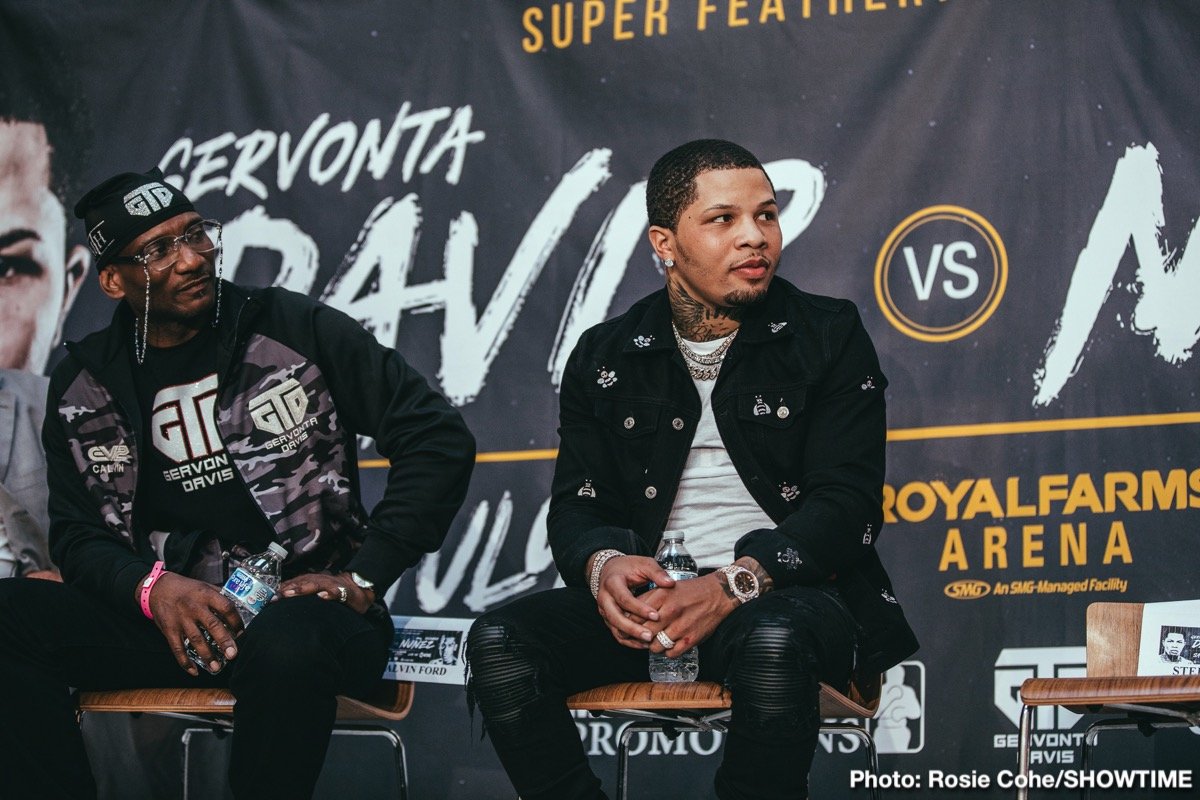 Gervonta Davis Baltimore press conference quotes