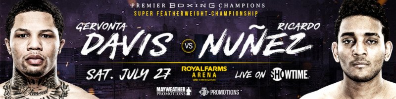 Gervonta Davis defends against Ricardo Núñez on 7/27 LIVE on SHOWTIME