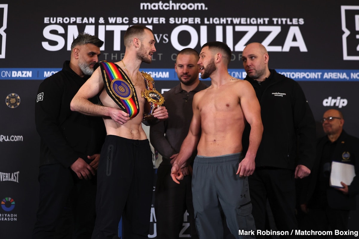 Dalton Smith Vs. Ouizza Tonight: Weights, Start Time & Live Streaming