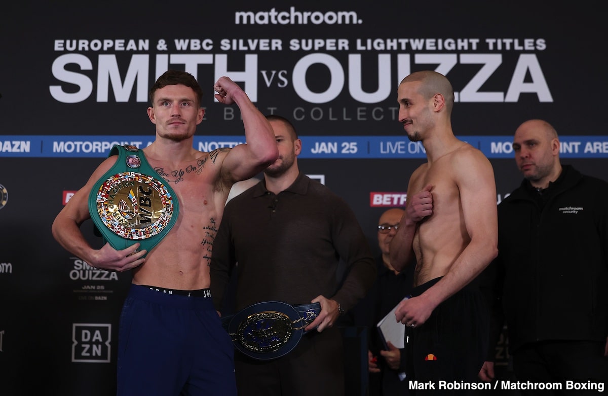 Dalton Smith Vs. Ouizza Tonight: Weights, Start Time & Live Streaming