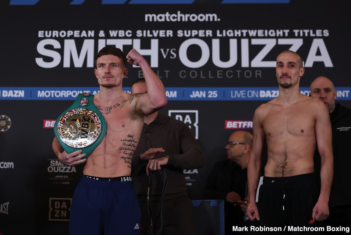 Dalton Smith Vs. Ouizza Tonight: Weights, Start Time & Live Streaming