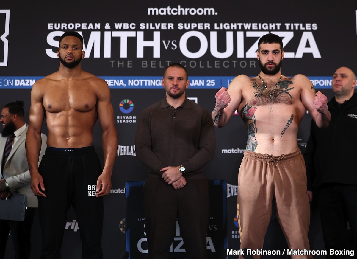 Dalton Smith Vs. Ouizza Tonight: Weights, Start Time & Live Streaming