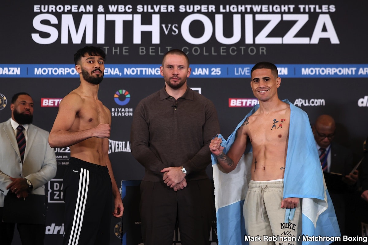 Dalton Smith Vs. Ouizza Tonight: Weights, Start Time & Live Streaming