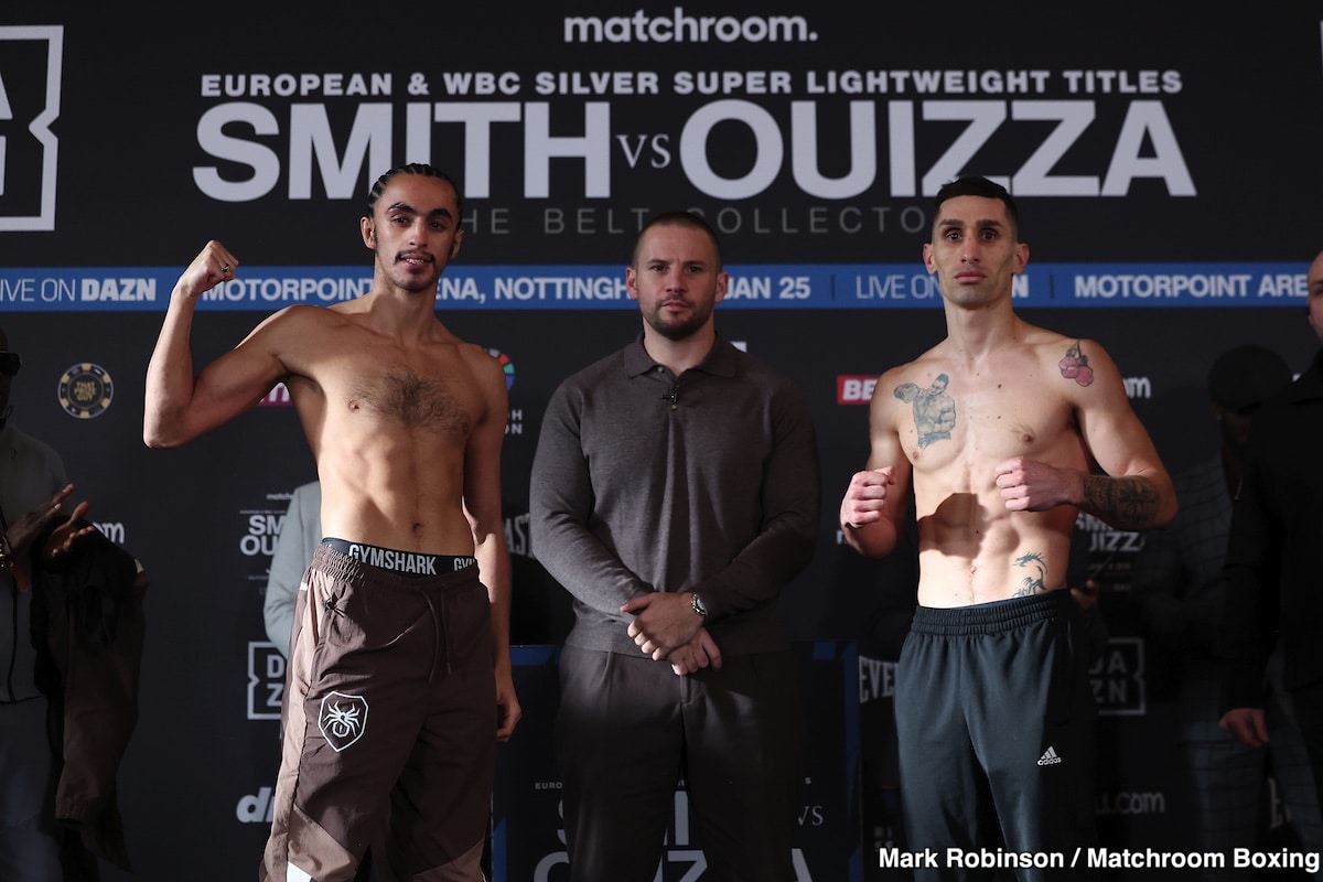 Dalton Smith Vs. Ouizza Tonight: Weights, Start Time & Live Streaming