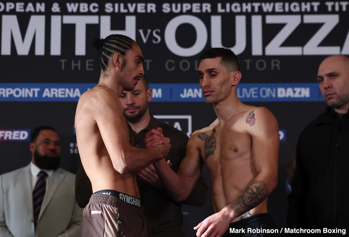 Dalton Smith Vs. Ouizza Tonight: Weights, Start Time & Live Streaming