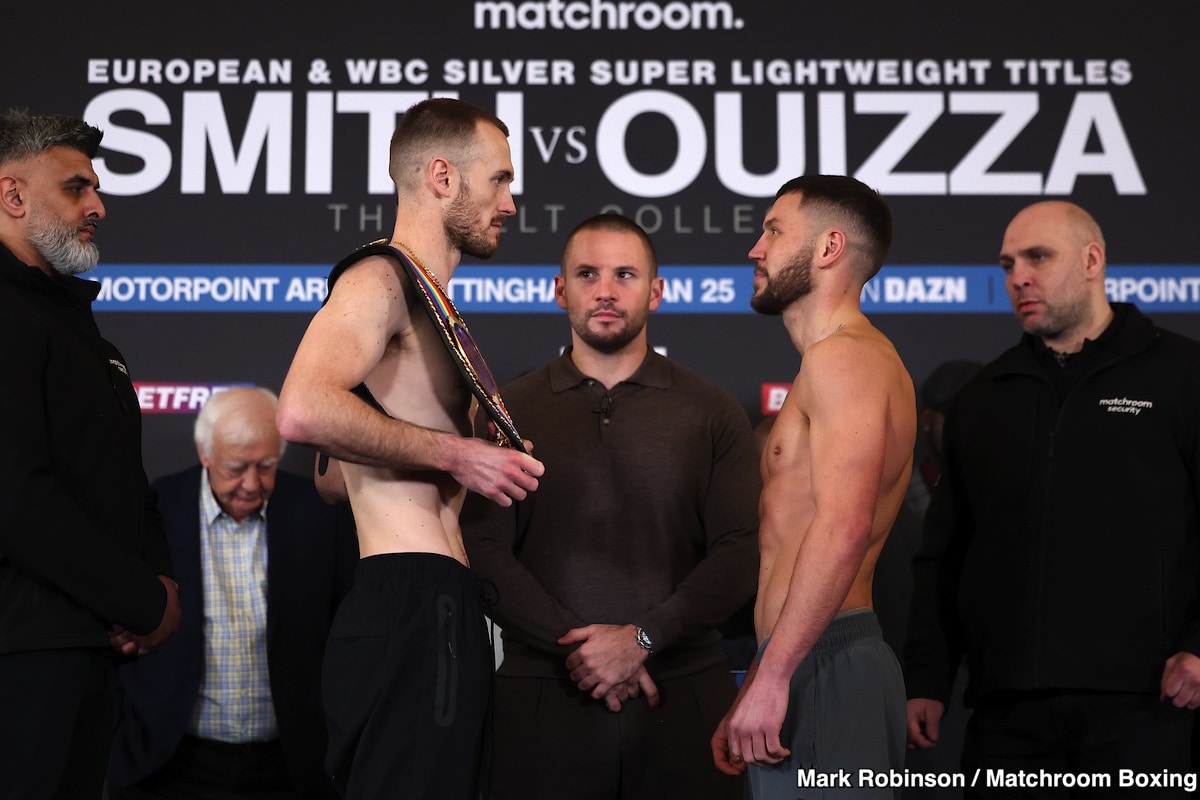 Dalton Smith Vs. Ouizza Tonight: Weights, Start Time & Live Streaming