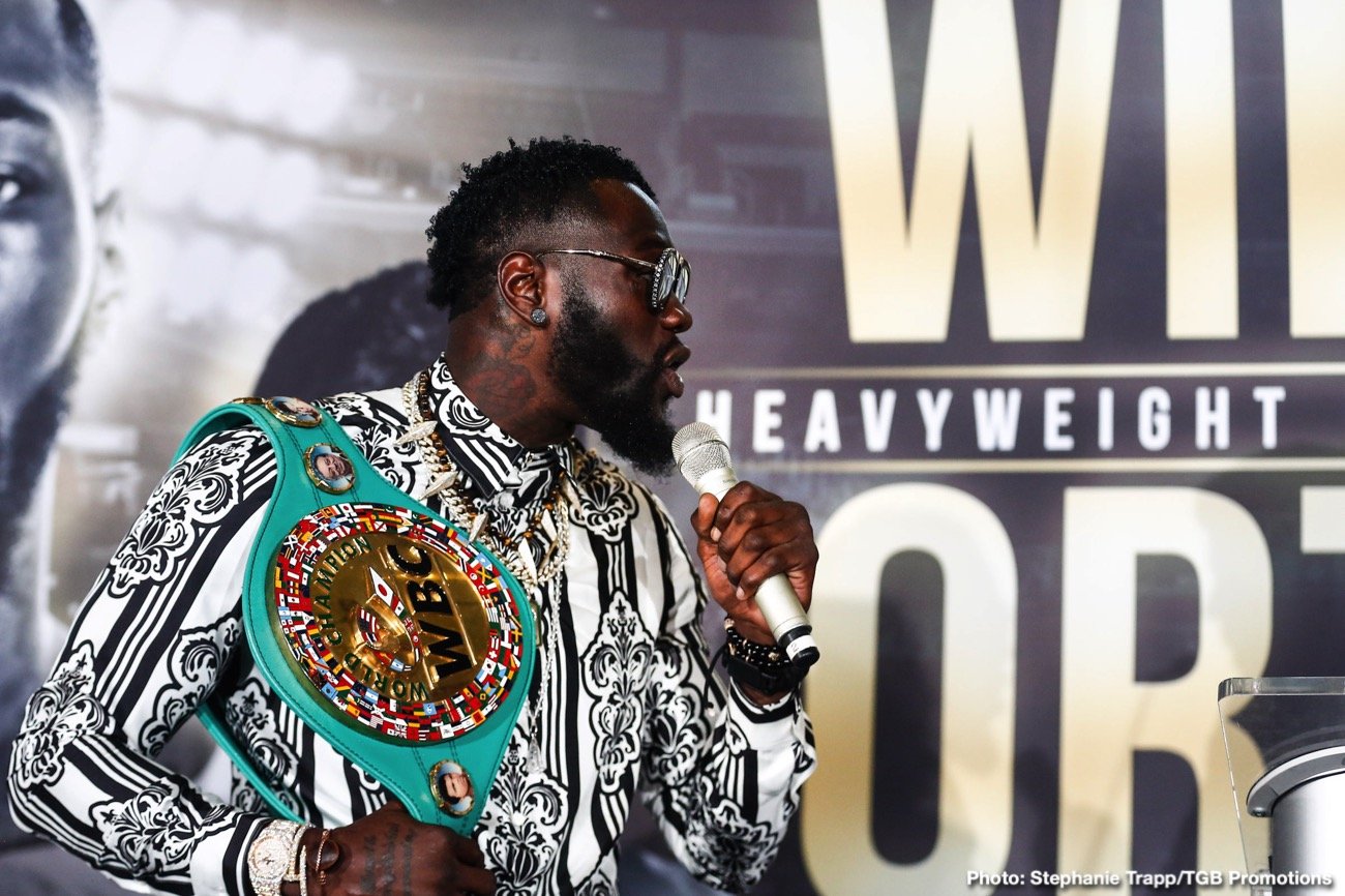 Deontay Wilder On His Three-Fight Plan: Ortiz, Then Fury, Then A Unification