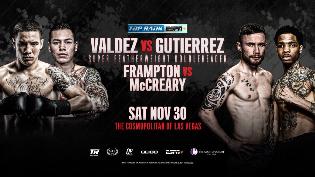 Oscar Valdez and Carl Frampton Headline Super Featherweight Doubleheader