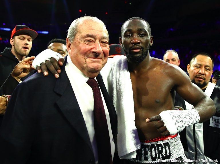 Bob Arum has backups for Crawford if Pacquiao fight fails to happen