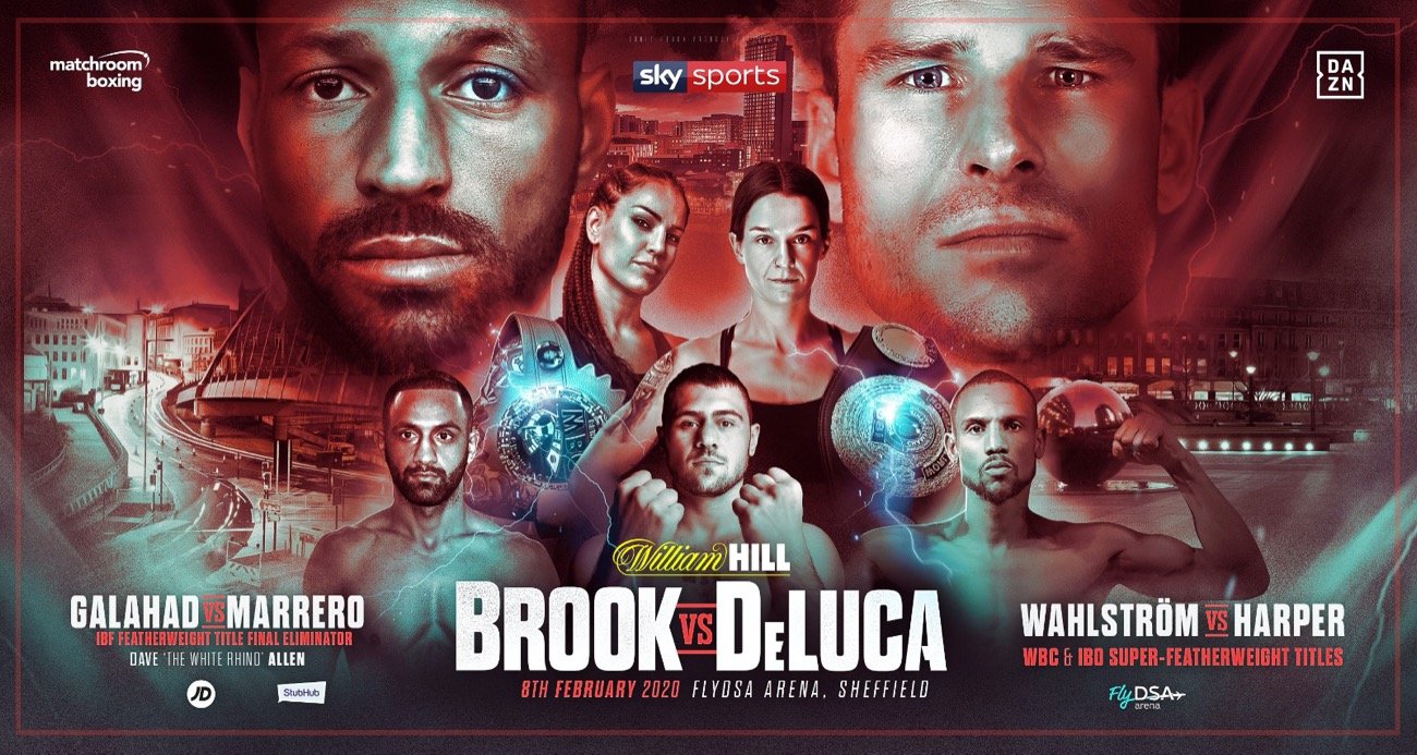 Kell Brook vs Mark DeLuca at the FlyDSA Arena in Sheffield on February 8