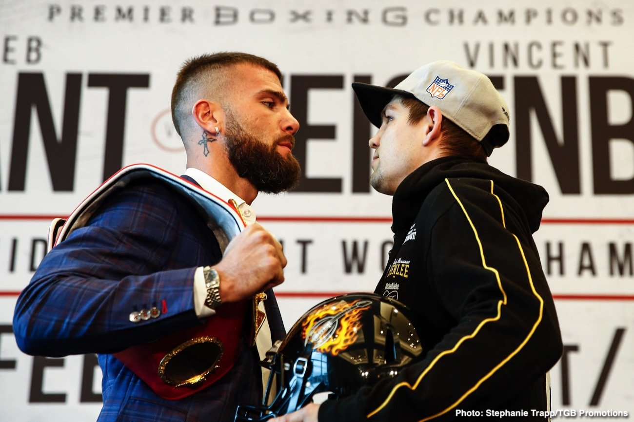 Caleb Plant and Vincent Feigenbutz final press conference quotes for Saturday