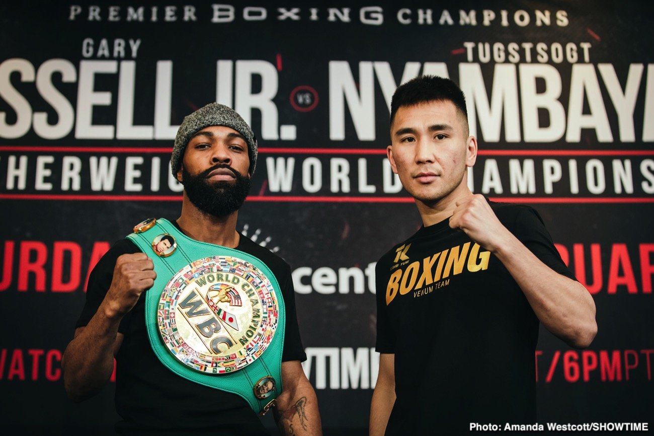 Gary Russell Jr. and Tugstsogt Nyambayar final quotes for Saturday