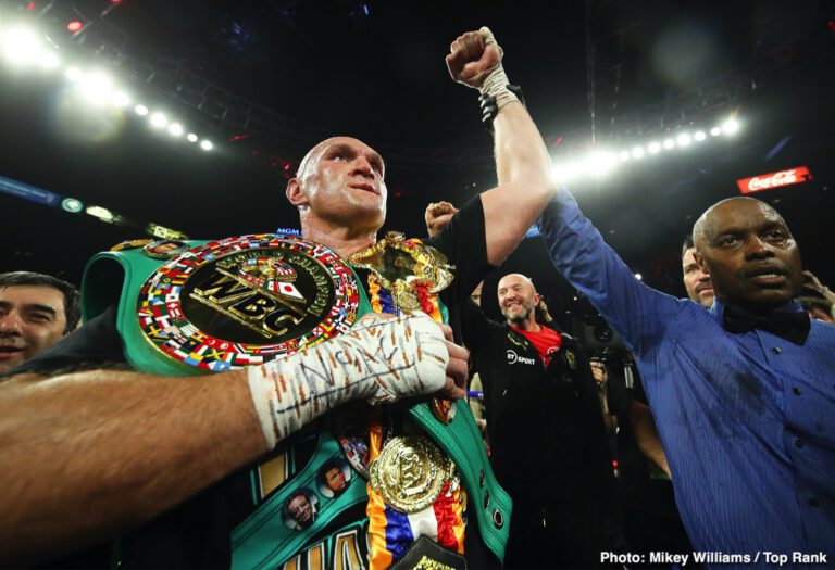 Did Tyson Fury ever intend on fighting Anthony Joshua?