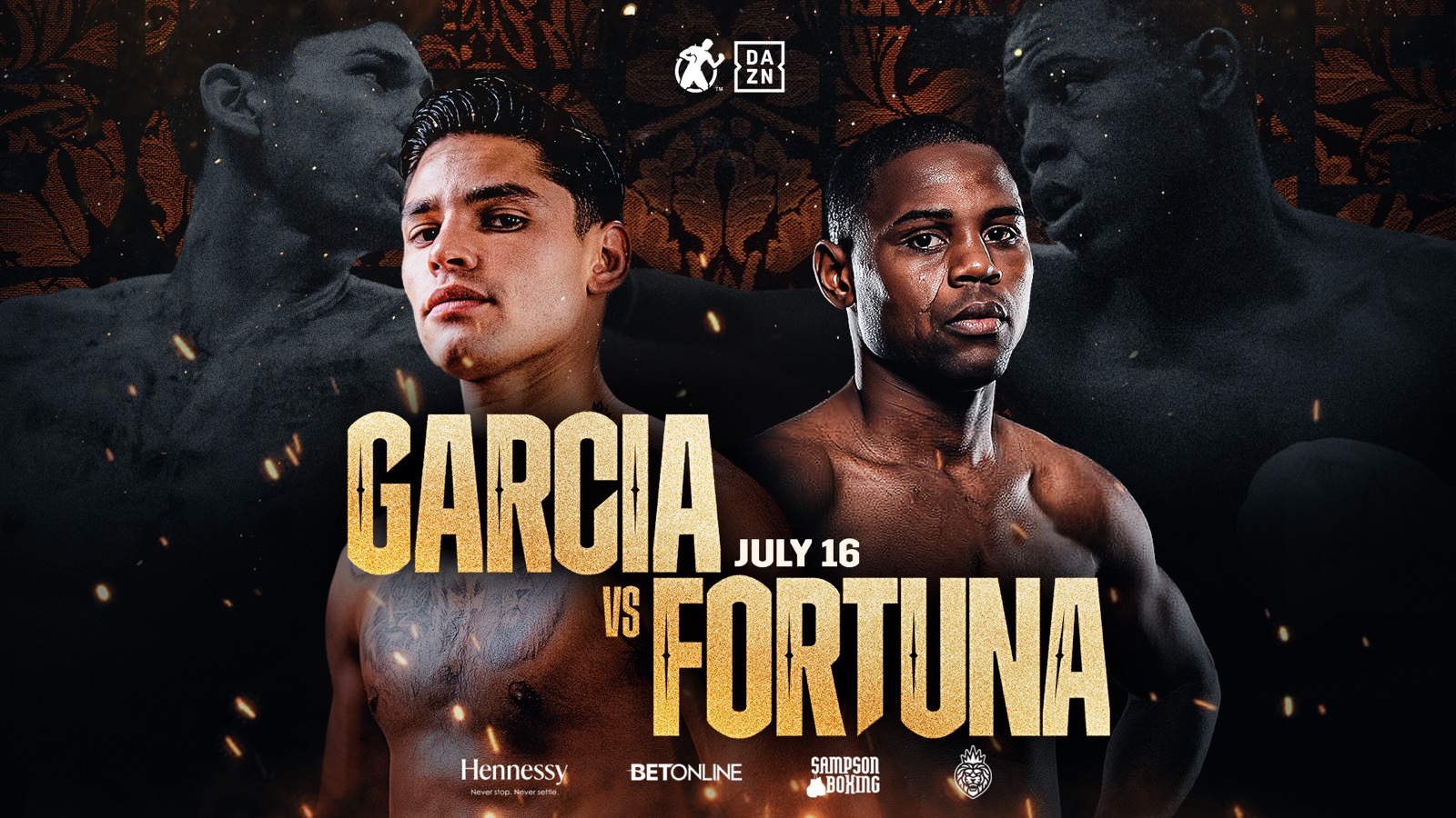 Ryan Garcia vs Fortuna on July 16 LIVE on DAZN