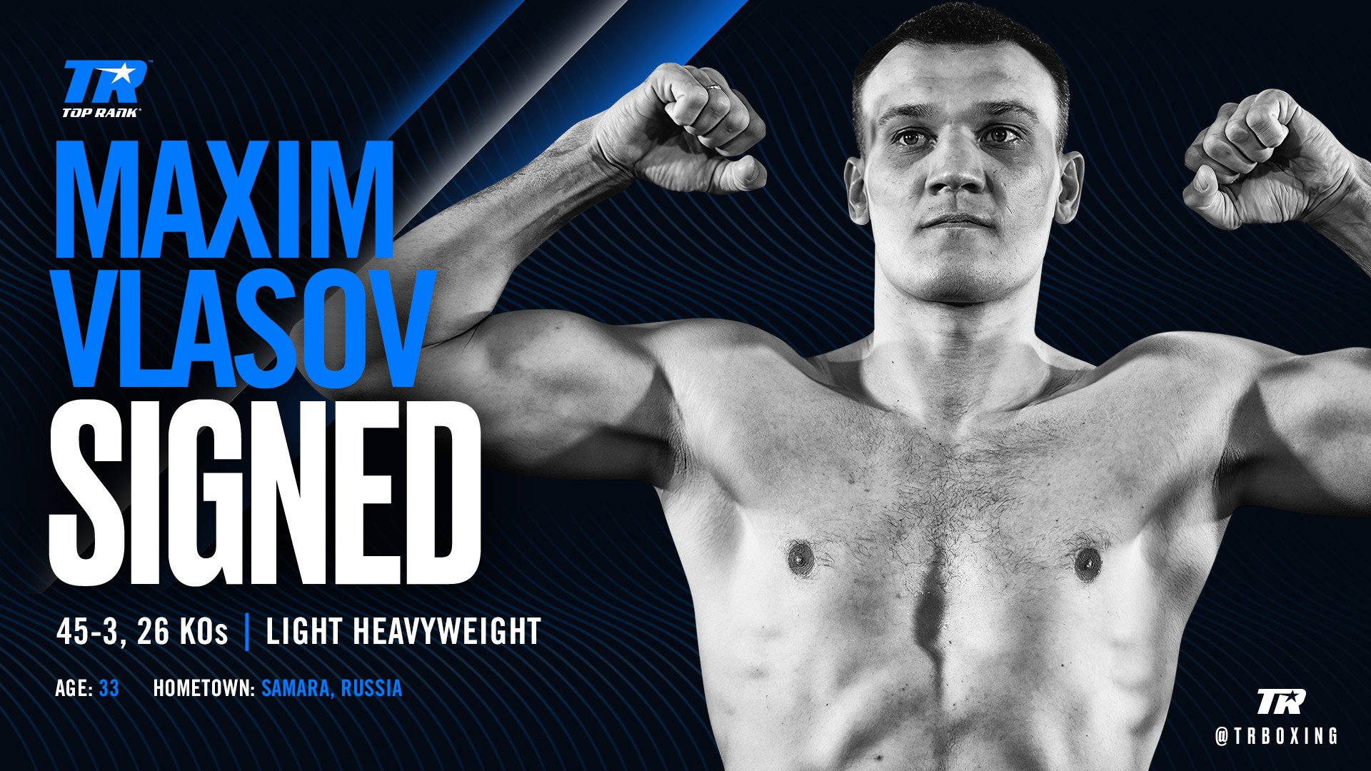 Maxim Vlasov signs with Top Rank