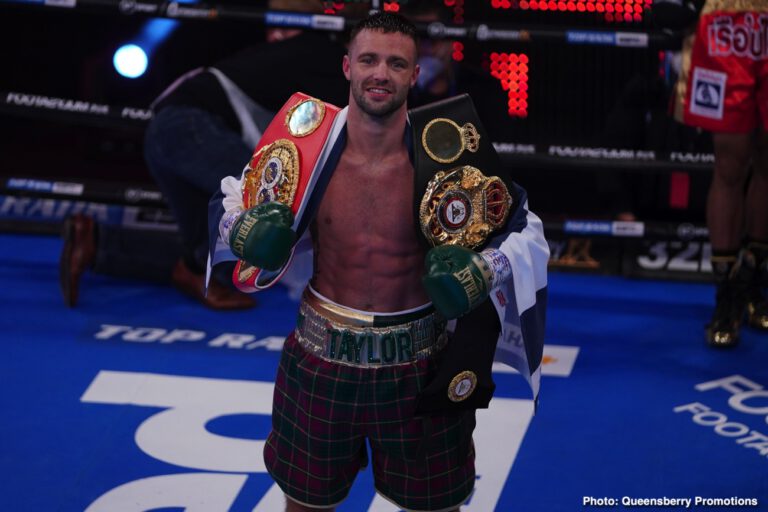 Josh Taylor Wants To Become British Boxing's First Four-Belt World Champion