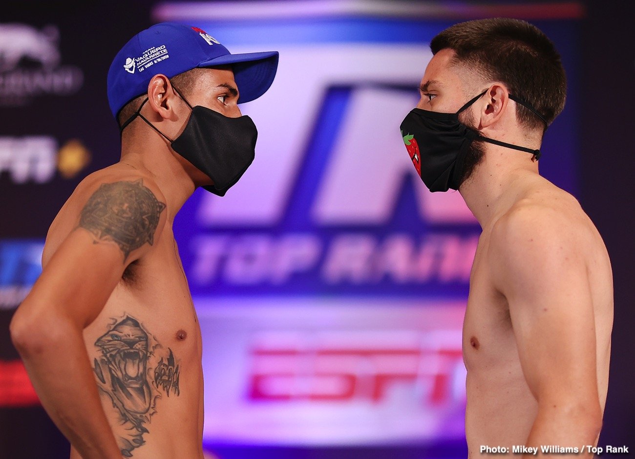 Ruben Villa vs Emanuel Navarrete: ESPN Weigh In Results