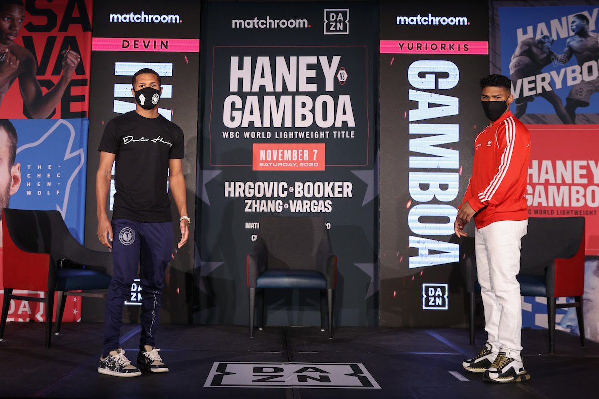 Devin Haney vs. Yuriorkis Gamboa DAZN press quotes for Saturday