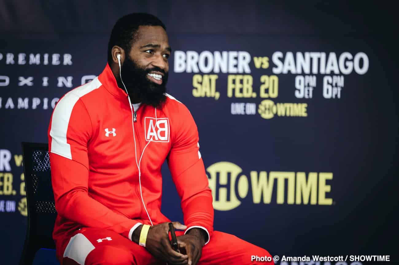 Adrien Broner says he's taking over the sport