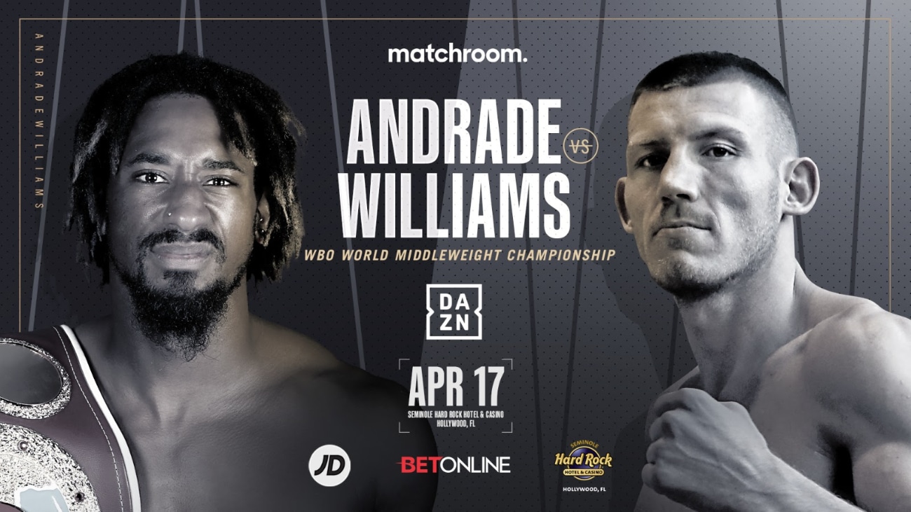 Demetrius Andrade won't run from Liam Williams