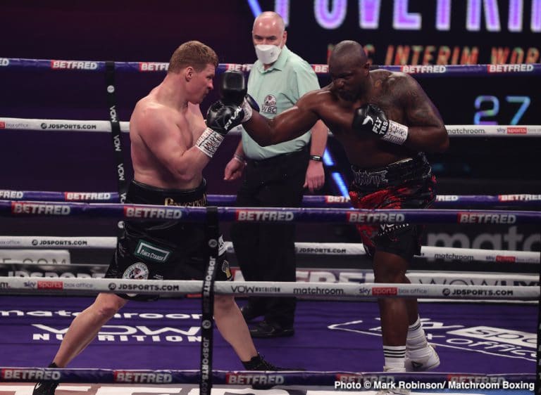 Eddie Hearn wants Dillian Whyte vs. Francis Ngannou in 2-fight series