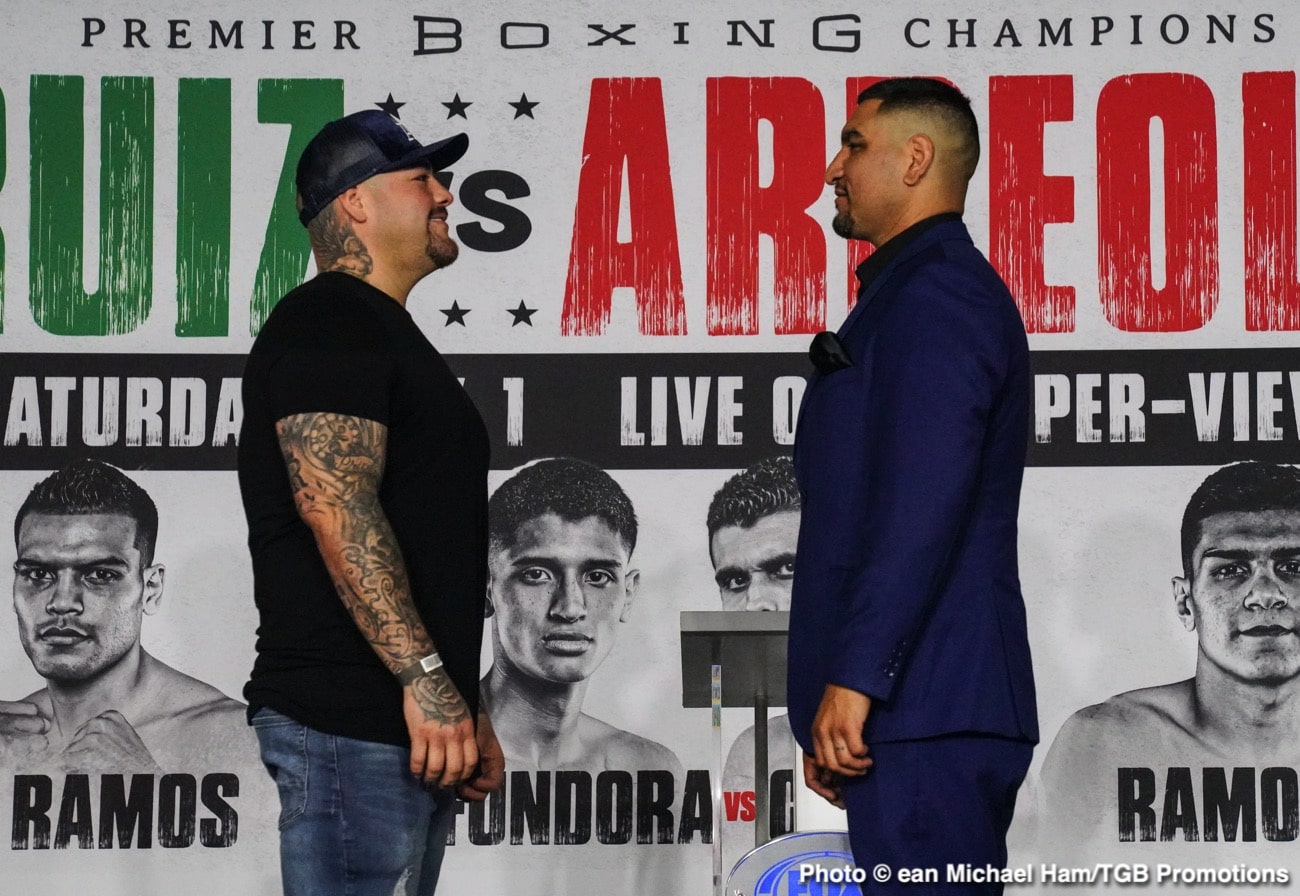 Ruiz Jr - Arreola - PBC FOX Quotes & Photos