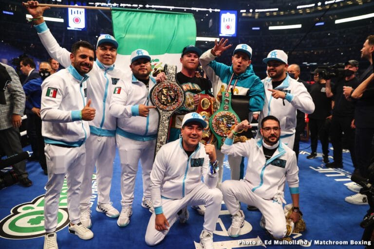 Team Canelo wishes Saunders a speedy recovery