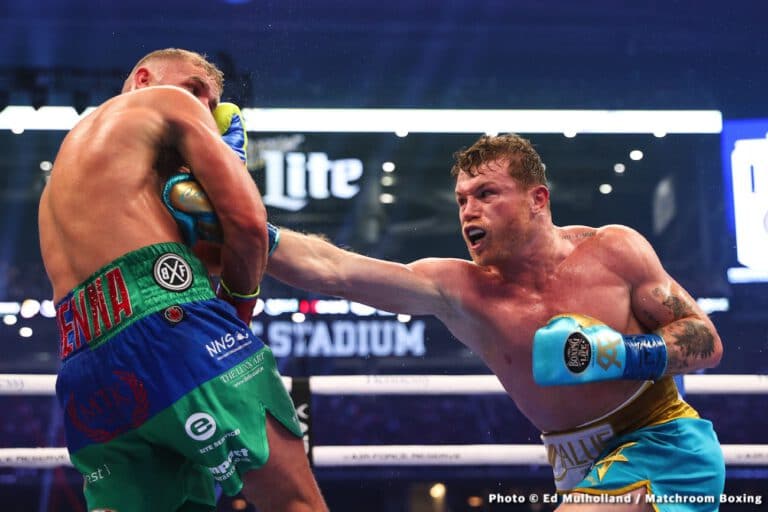 Canelo stops Saunders in 8th round - Boxing Results