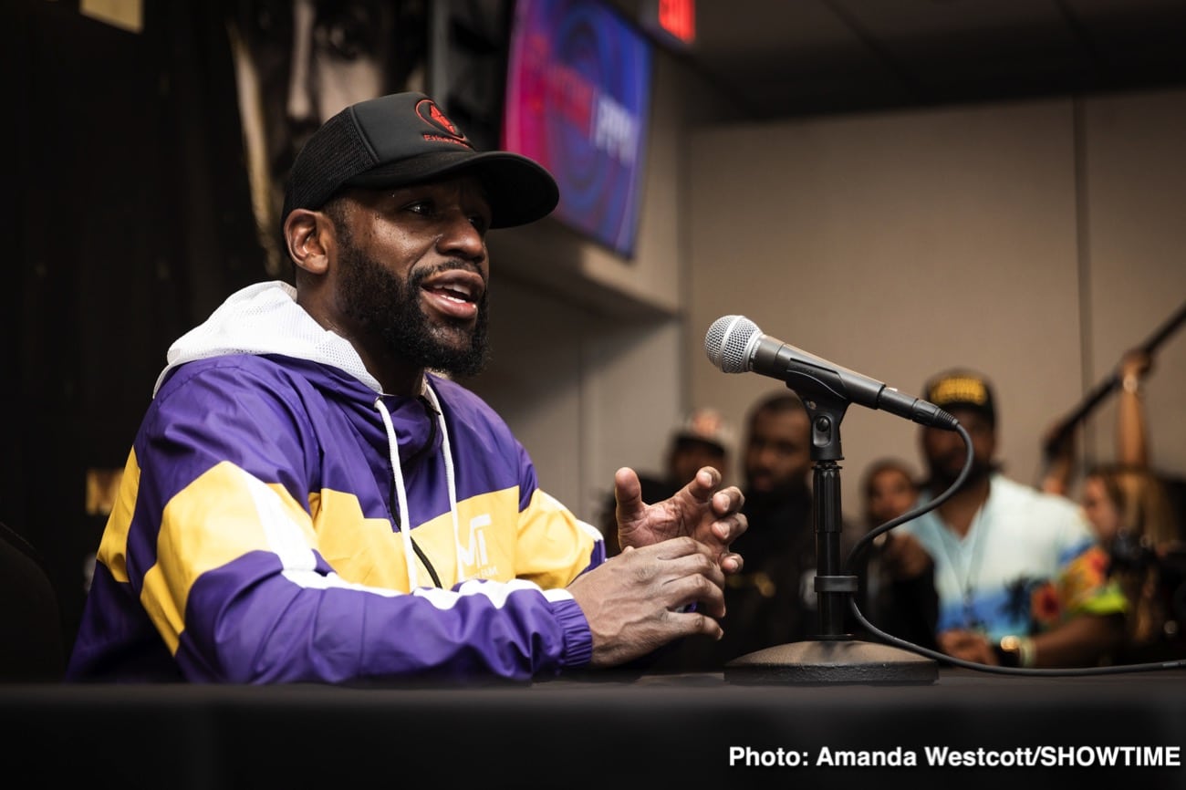 Floyd Mayweather Says Terence Crawford Is P-4-P #1 Today; Wants To Work With Him