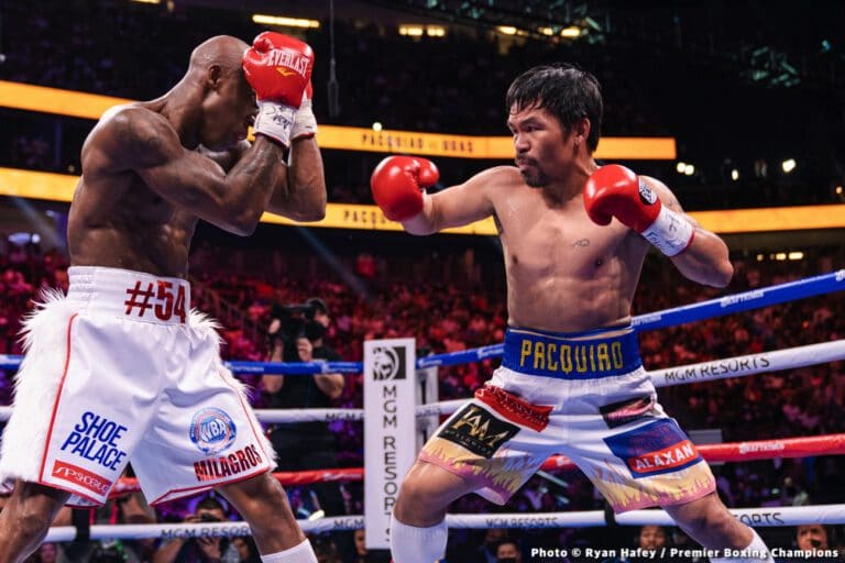 Manny Pacquiao In Talks To Fight Mario Barrios For Interim Welterweight Belt