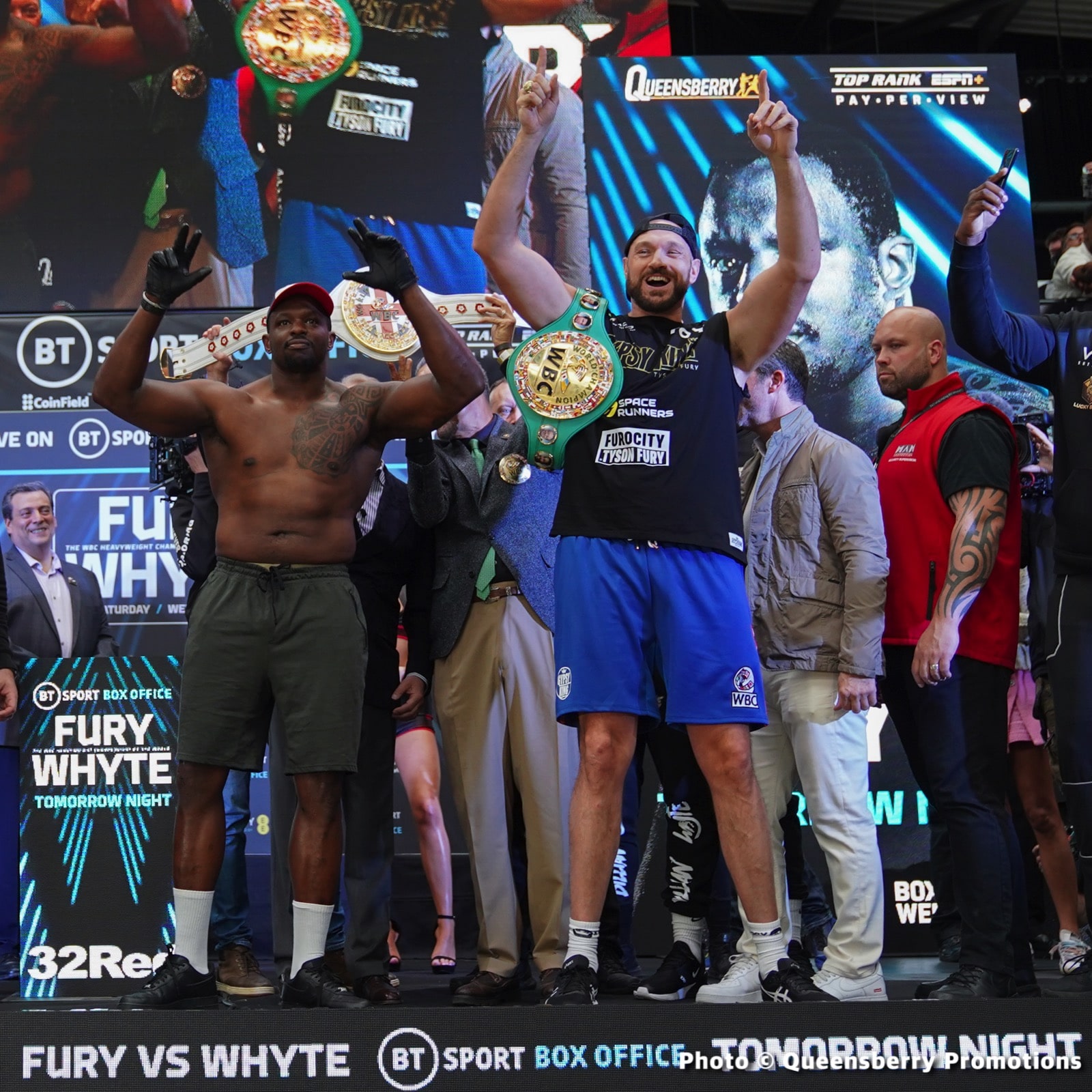 WATCH LIVE Tyson Fury Vs Dillian Whyte Weigh In