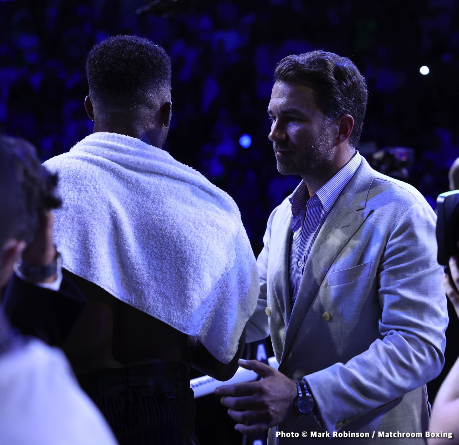 Eddie Hearn wants Anthony Joshua to ignore his critics