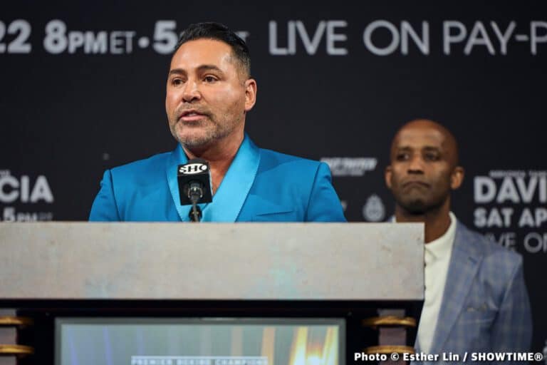 Oscar De La Hoya Responds To Juan Manuel Marquez' Accusations Of Theft: “I'm Sorry You're Broke”