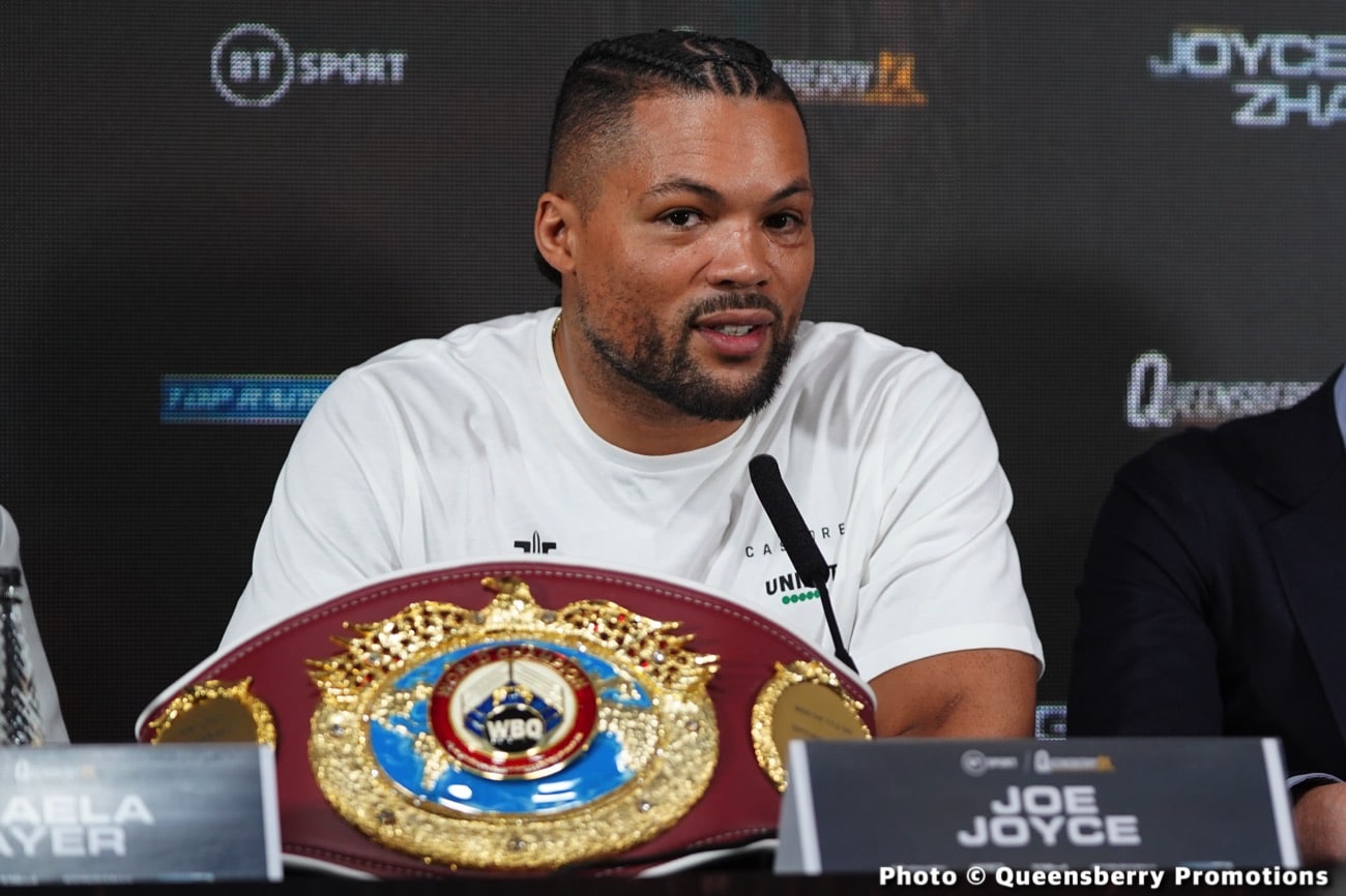 Joe Joyce Out Of Tonight's Fight With Kortey, Dillian Whyte Fight Expected To Go Ahead As Scheduled